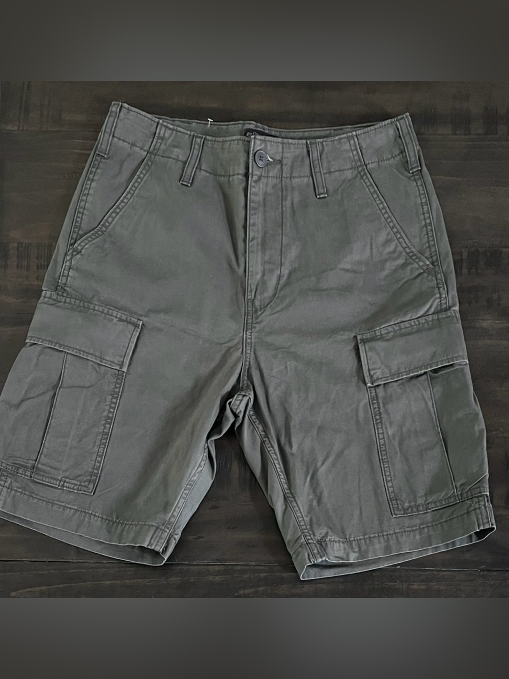 Men's Cargo Shorts - gray color